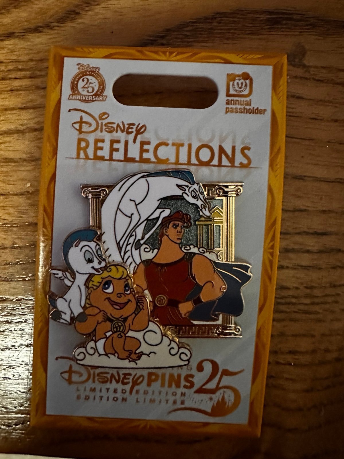 Disney Parks 2025 Disney Reflections Hercules & Pegasus Passholder Exclusive Pin