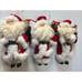 Christmas Lot Of 12 Assorted Santa Claus Ornament Figures 5 -10 in