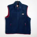 LL Bean Mountain Deep Pile Sherpa Fleece Vest Navy Blue Men's 2XL XXL