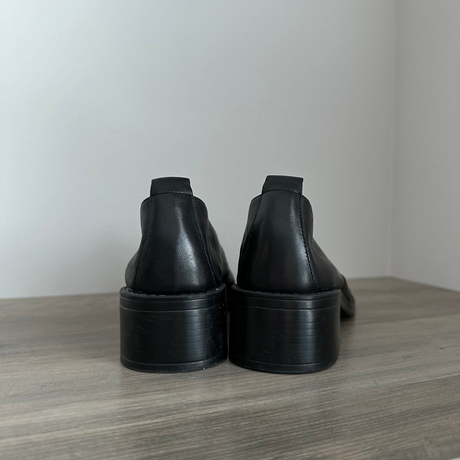 AEROSOLES black leather shoes (8~8,5)