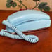 Vintage 1980 Powder Baby Blue ITT Rotary Dial Telephone NIB