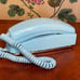 Vintage 1980 Powder Baby Blue ITT Rotary Dial Telephone NIB