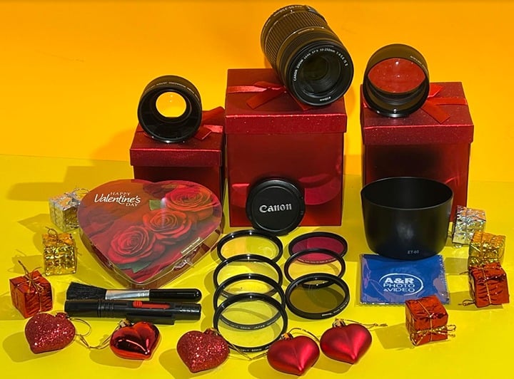 Canon EF-S 55-250mm f4-5.6 IS II Pro Lens Kit With Filters Hood Case 2X Wide ang