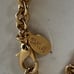 Vintage sunflower pendant/brooch necklace gold tones rhinestones by KJL