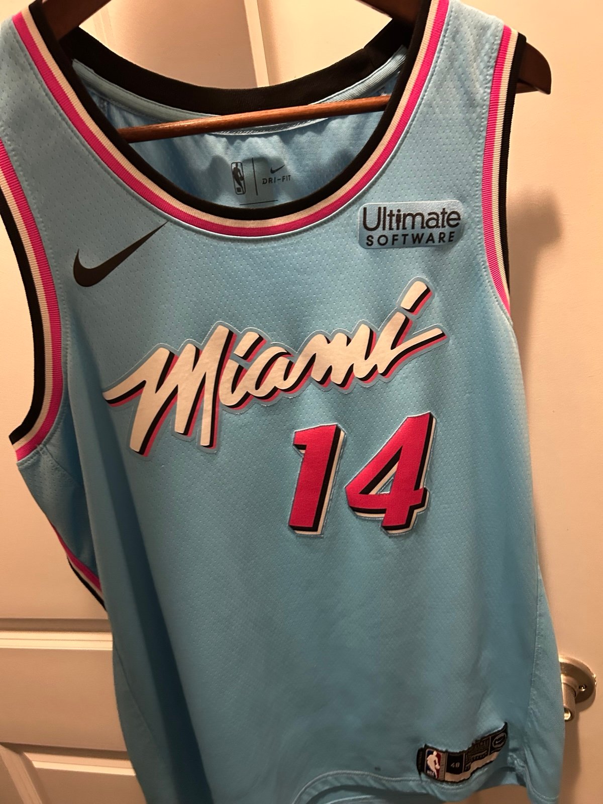 Tyler Herro Miami heat Miami vice jersey size 48