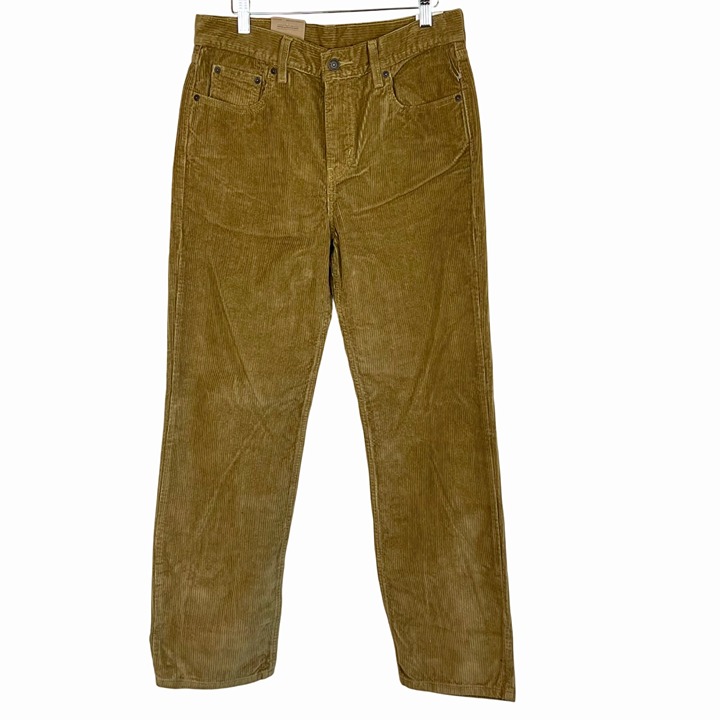 Levis Low Pro Mens Corduroy Pants 29x30 Relaxed Fit Mid Rise Straight Leg NWT's