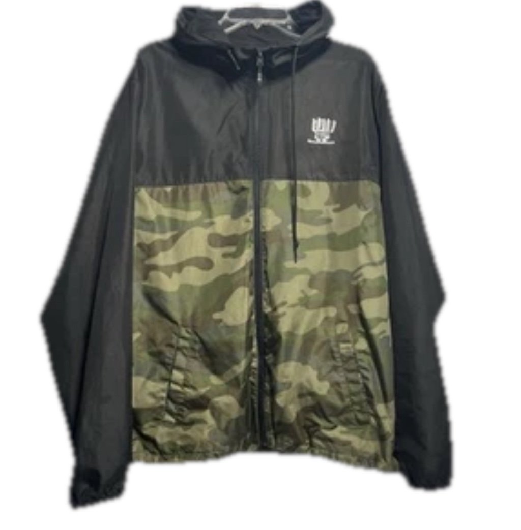 Jedi Mind Tricks Jacket Windbreaker Size (XL) Black & Camo Rare