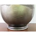 VINTAGE ASIAN MIXED METAL ETCHED LACQUERED FINISH VASE, FLYING CRANES MOTIF 10