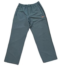 Nike Grey Track Pants Large Elastic Waist Ripcord Bottom Athletic Running Gym