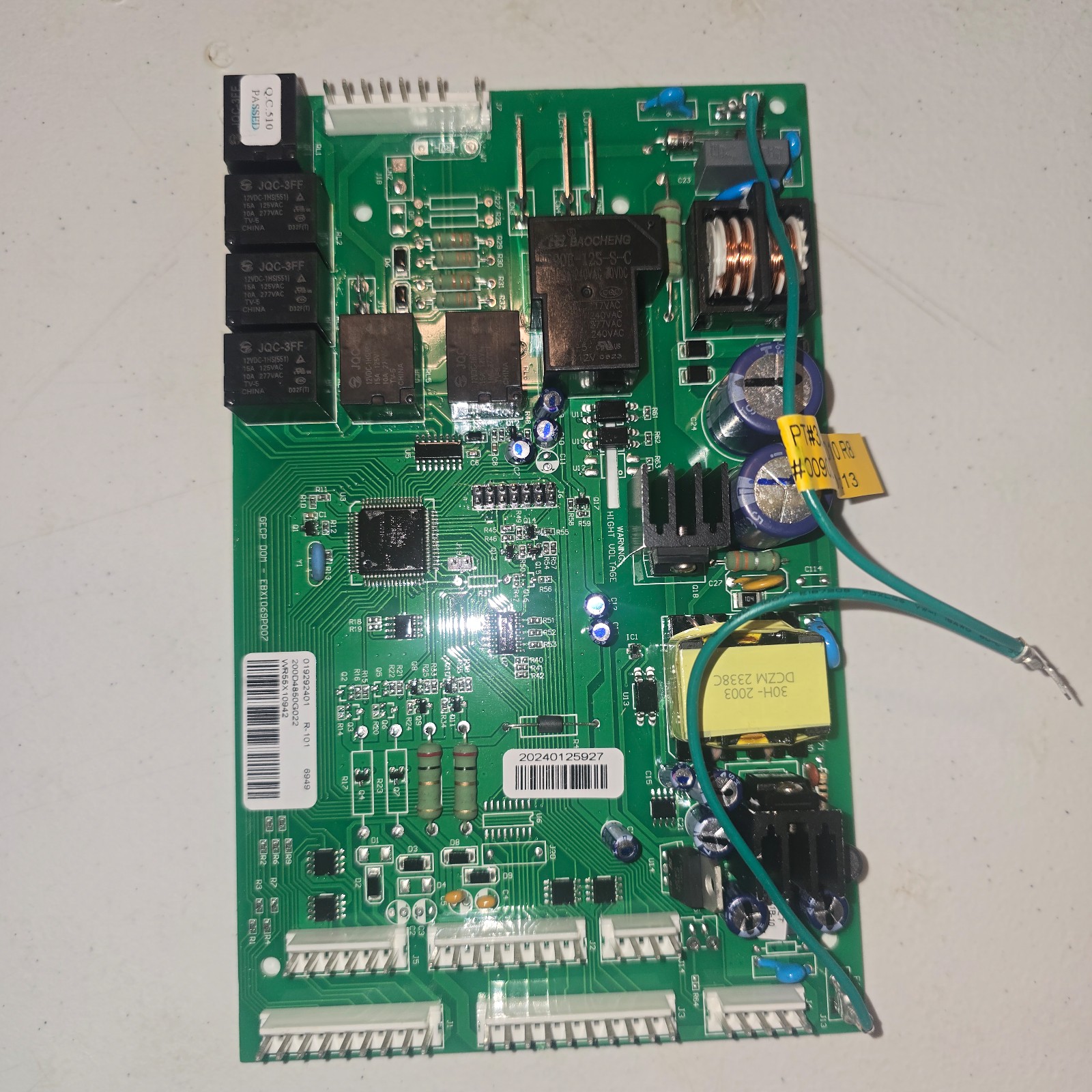 GE Refrigerator Control Board - Part # WR55X10942 | 200D4850G022