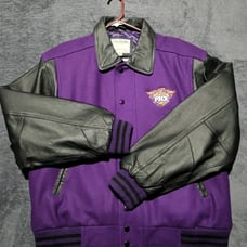 Phoenix suns vintage leather jacket L