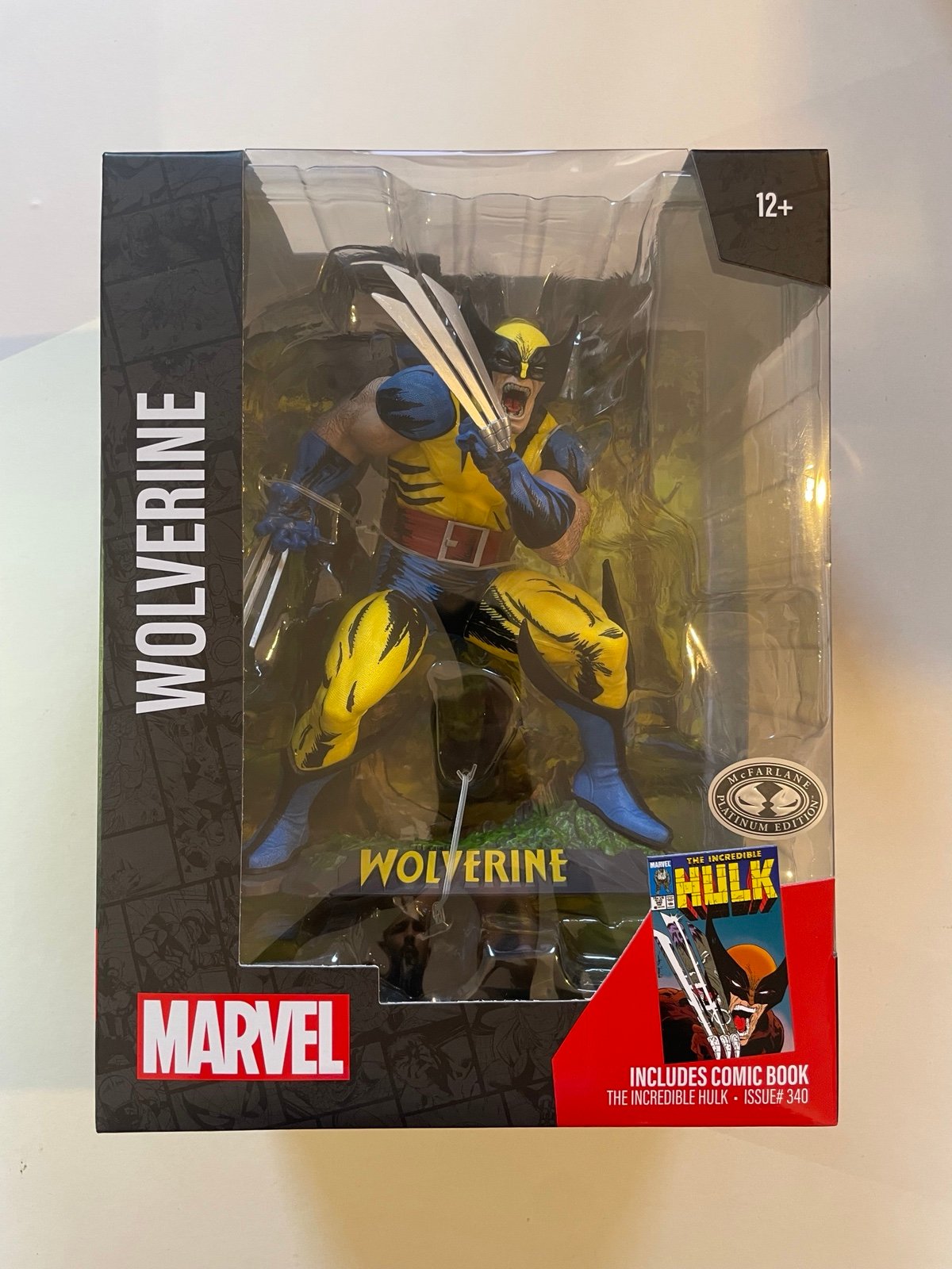 McFarlane toys wolverine statue platinum edition