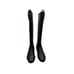 Maxstudio.com Black Draping Leather Boot - Women