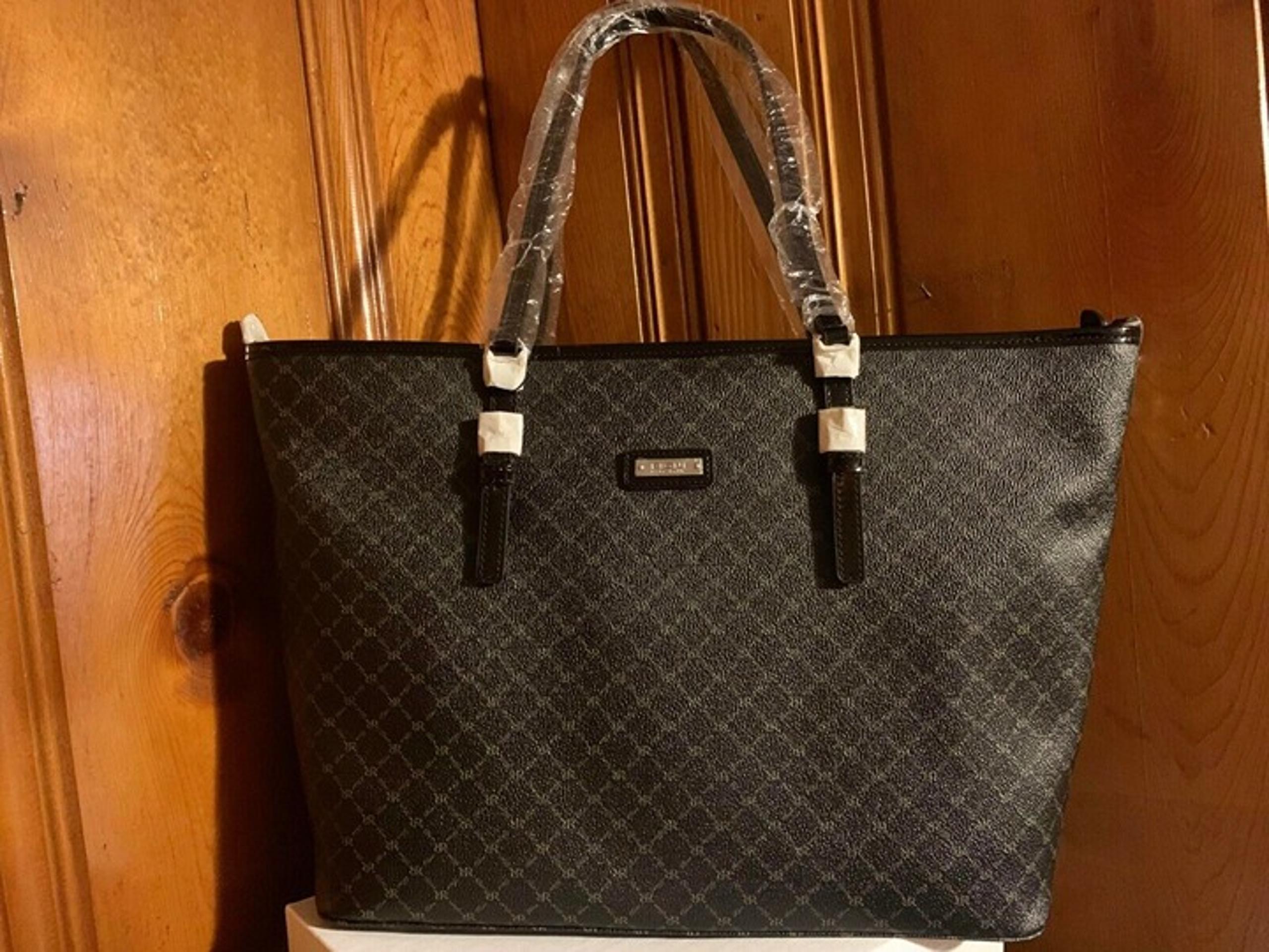 Rioni THE JERSEY TOTE Black handbag STB-20261