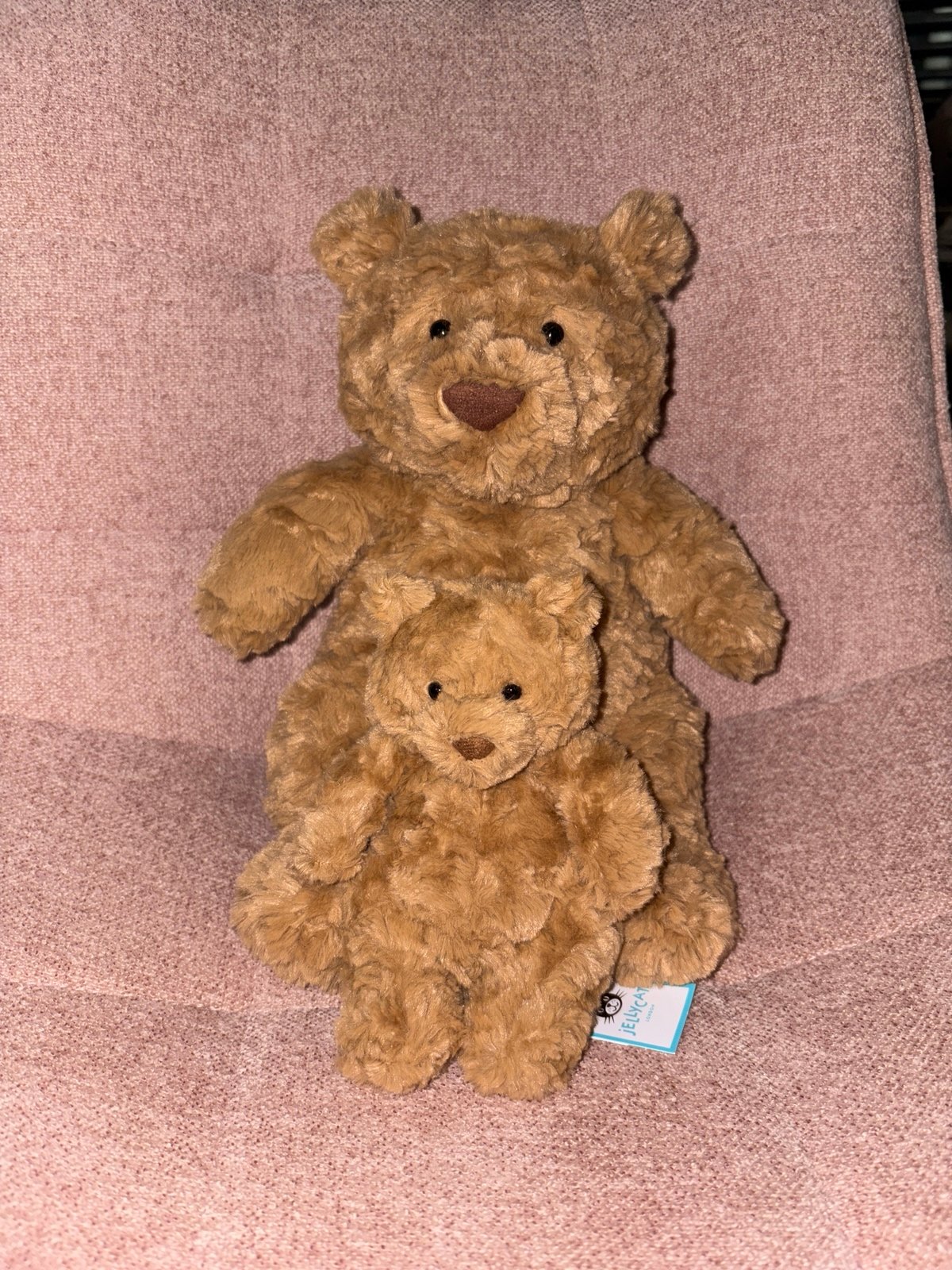 Jellycat Bartholomew Bear Medium and Small Bundle