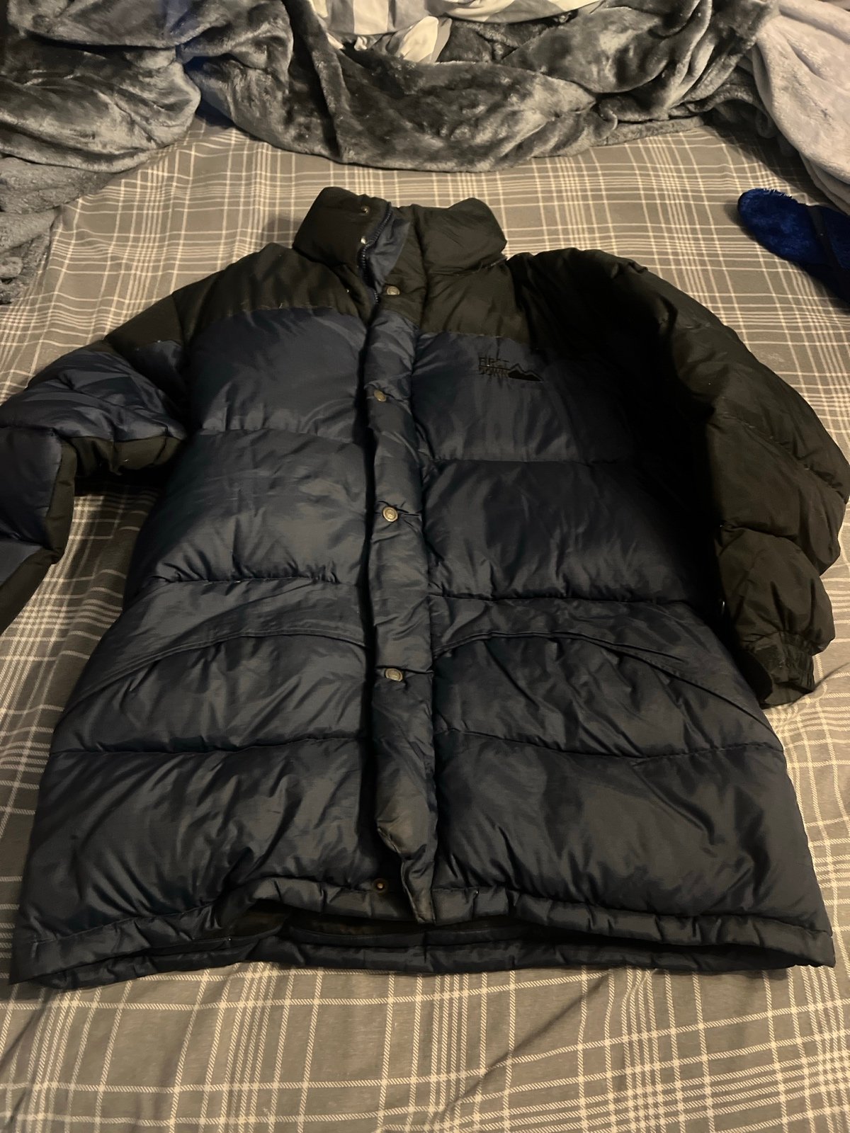 Vintage First Down Puffer Jacket Men Size Medium RN62897