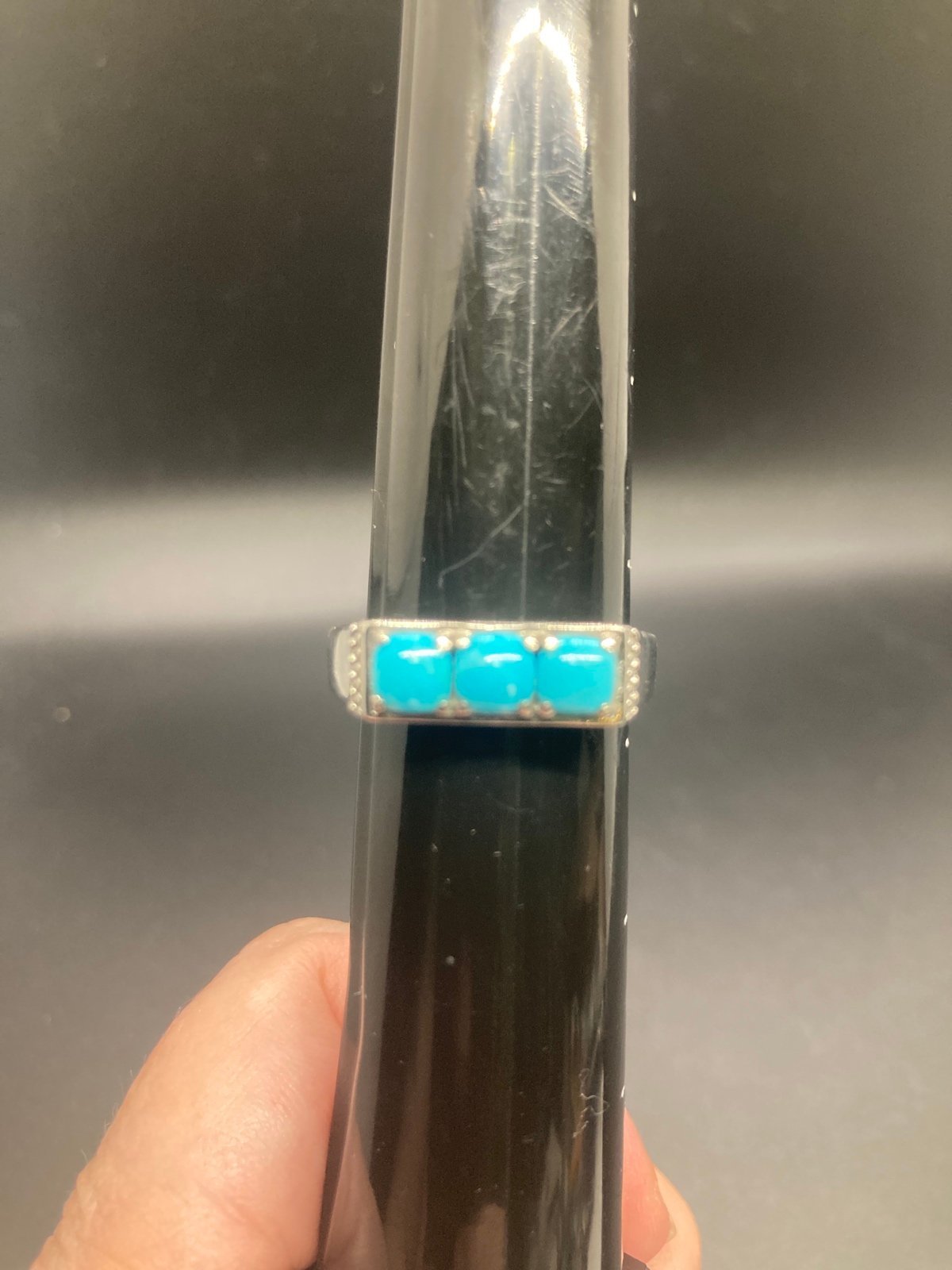 Sleeping Beauty Turquoise Men’s Ring Size 12 1/2