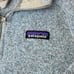 Patagonia Women’s Small Better Sweater 1/4 Zip Light Blue Logo Outdoor Gorp Hike