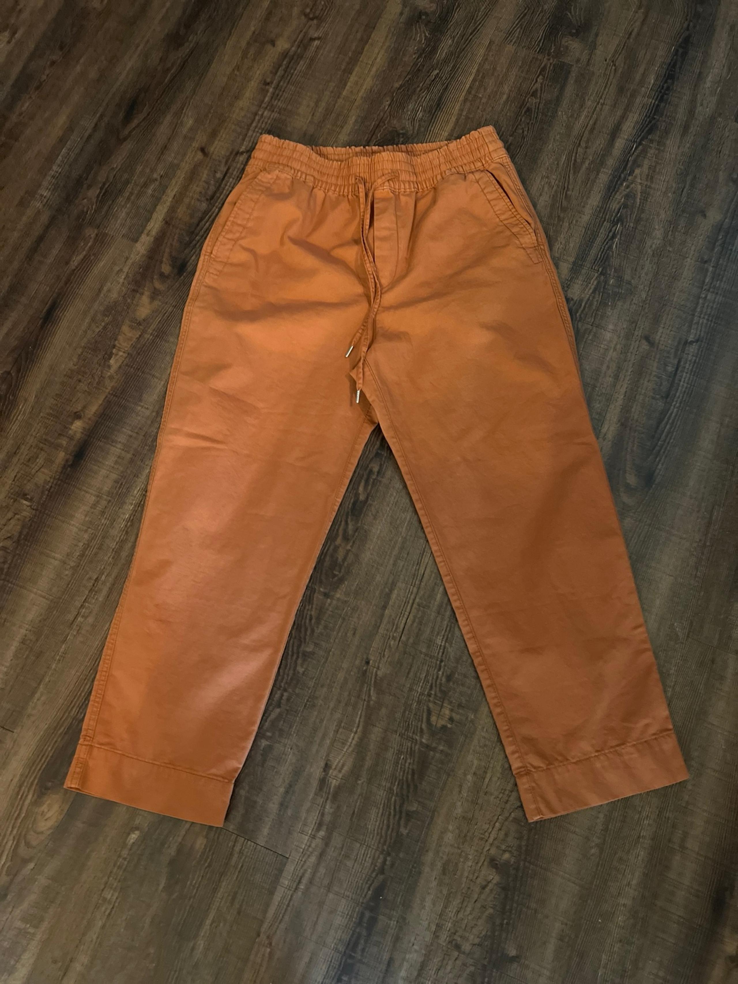 GAP Burnt Orange Drawstring pull on pants size 10 NWOT