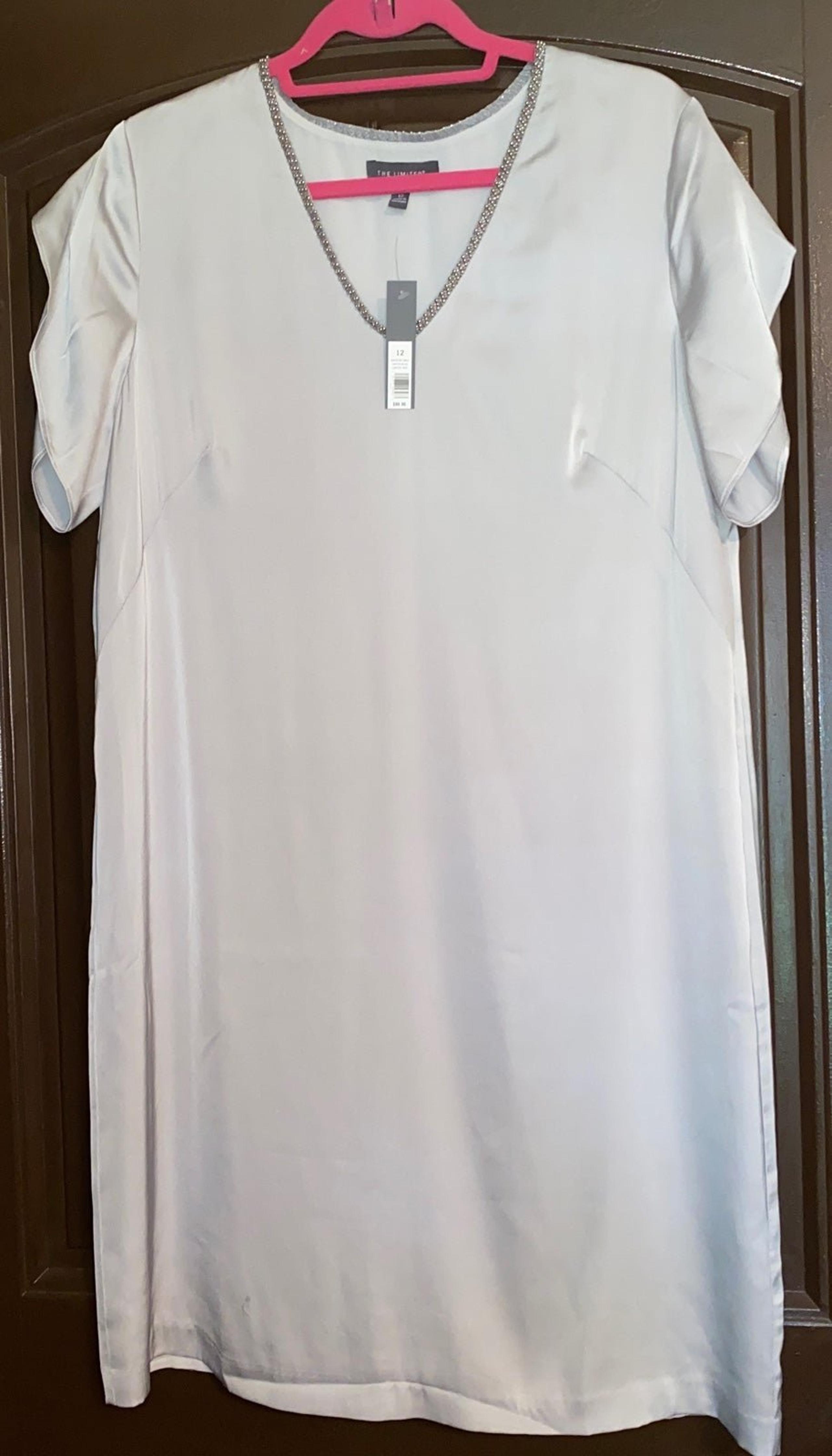 The Limited Vapor Blue shift dress nwt
