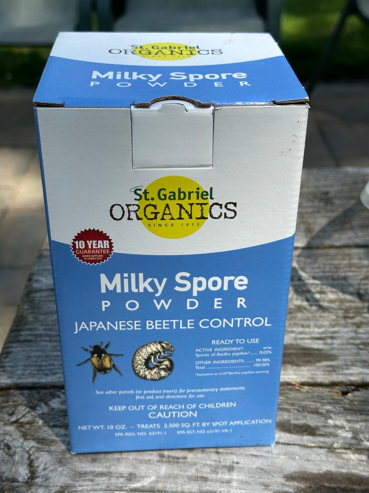 Milky Spore Grub Life Control Powder New in box 10 oz bag