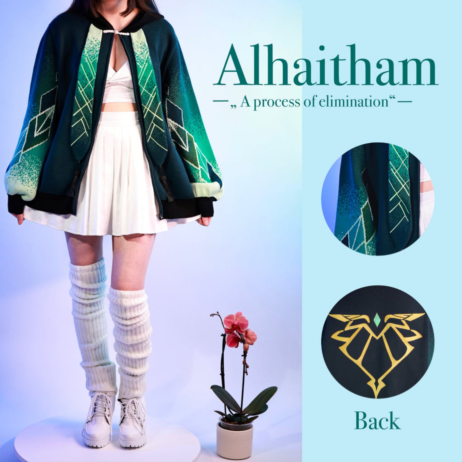 Ventis Vision Alhaitham Zipper Hoodie