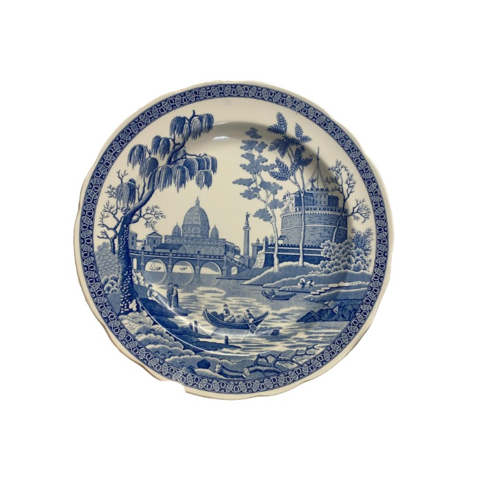 Vintage Spode room blue room collection Rome 10 decor collectible blue white to