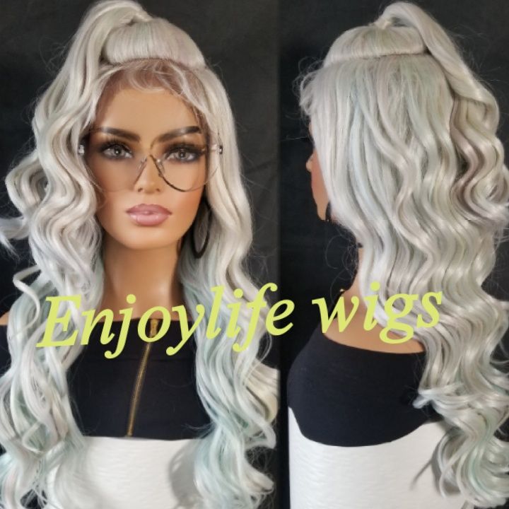 What a wig with circular parting space