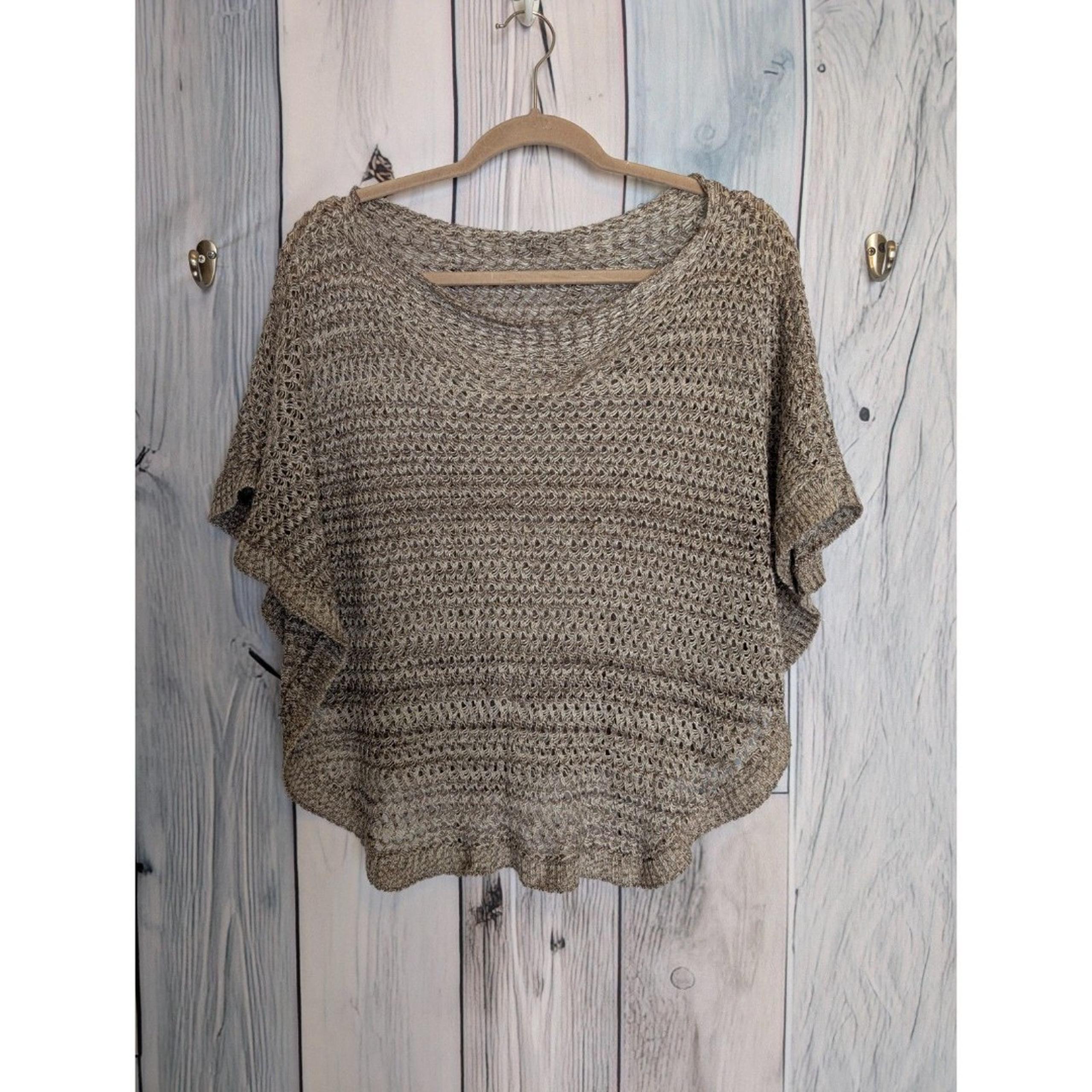 Women's Old Navy gray oversized knit top size XS