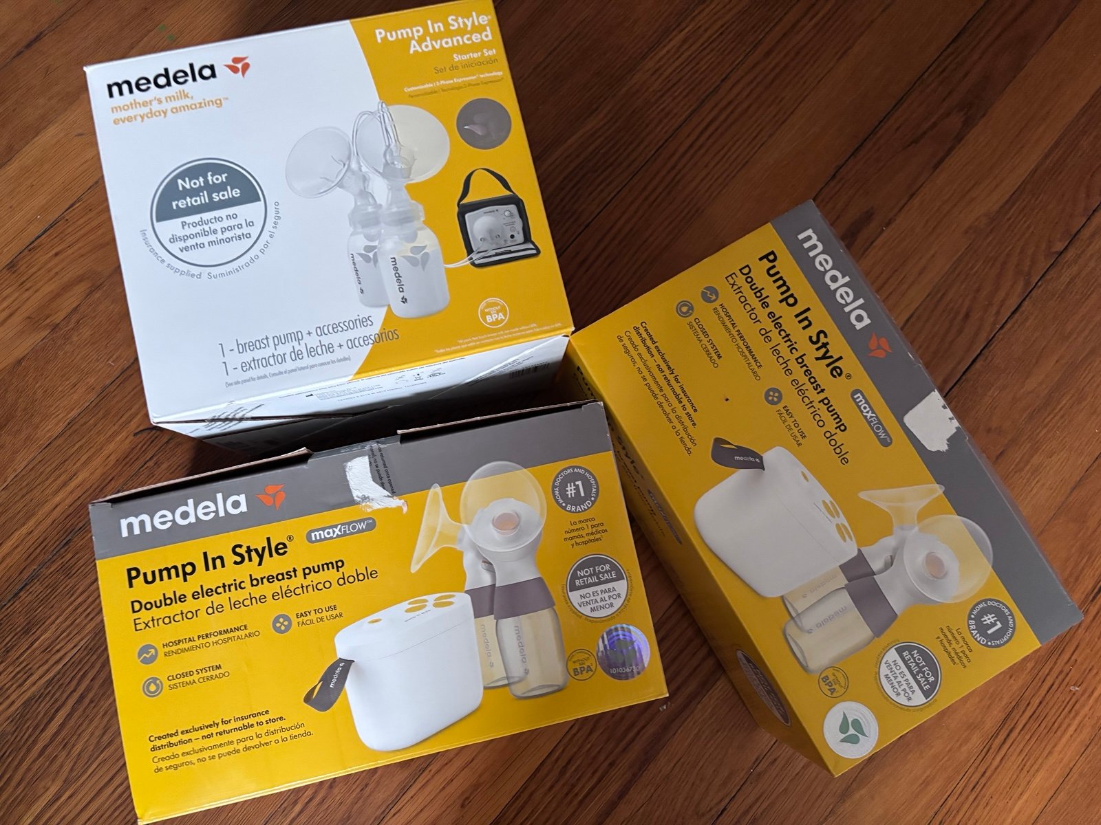 Lot 3 Medela Breast pump pumps Excellent Condition