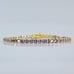 14K Gold 2ct Purple Amethyst Womens Gemstone Tennis Bracelet 8 Ladies Jewelry