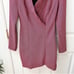 Zara Woman’s Houndstooth Blazer Dress Pink and Black