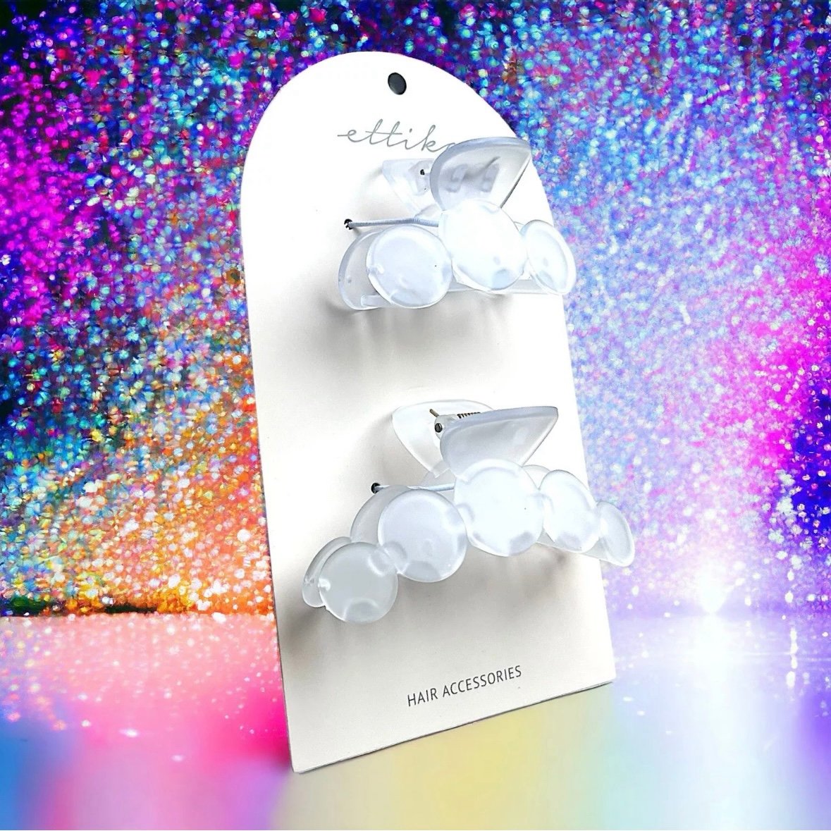 ETTIKA Opaque Hair Claw Set Of 2 New With Tags MSRP 40