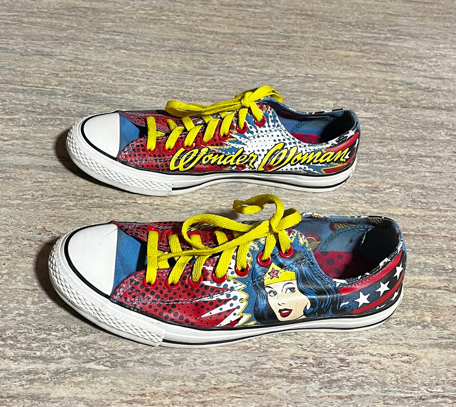 Converse X Wonder Woman Red and Yellow multicolor Sneakers