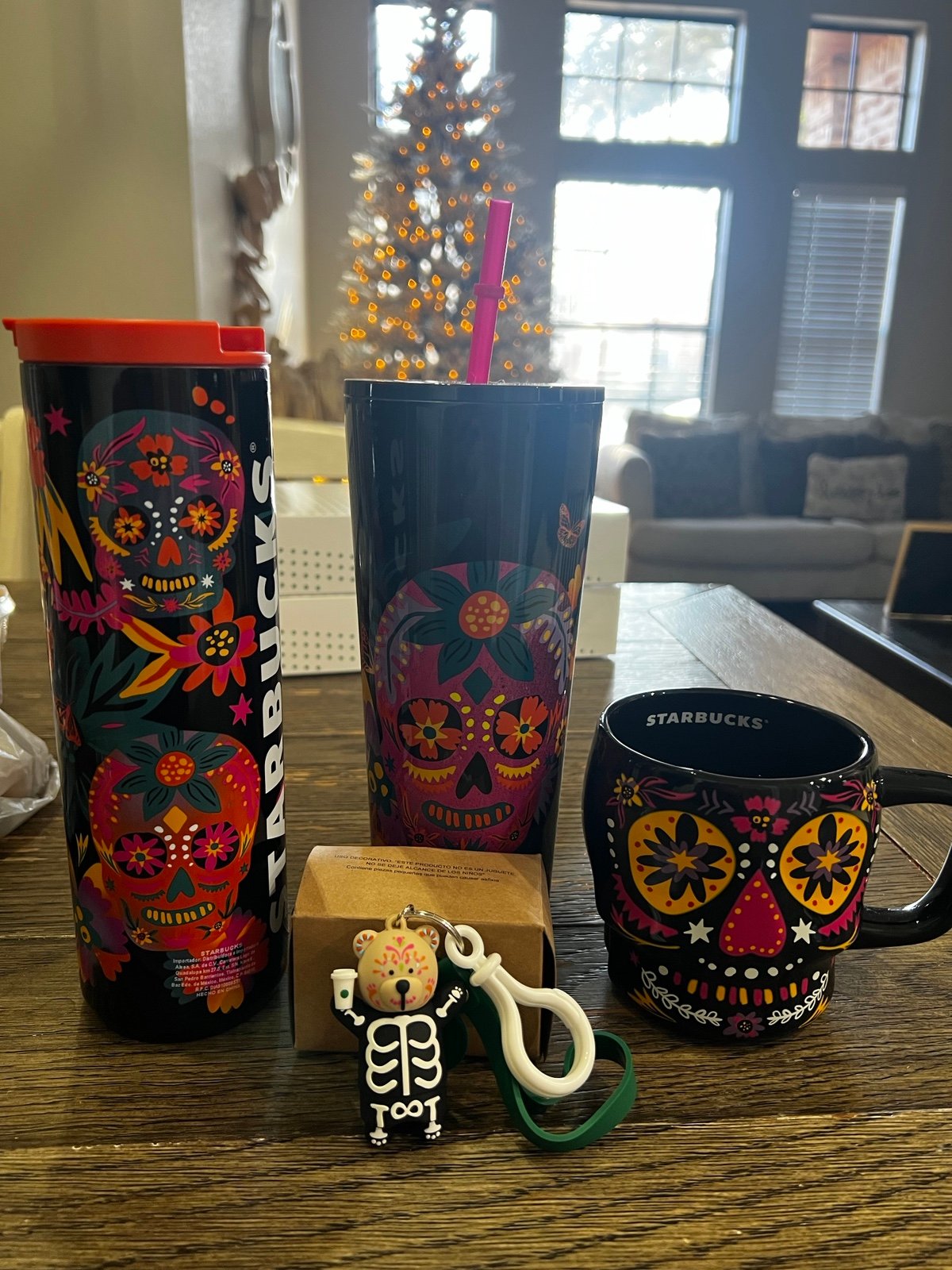 Starbucks Dia de los Muertos Edition set