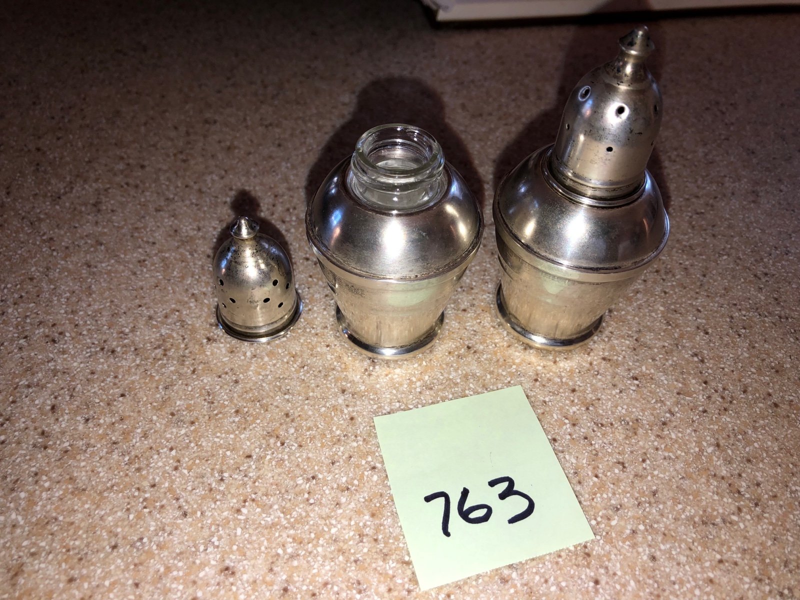 Sterling salt & pepper shakers