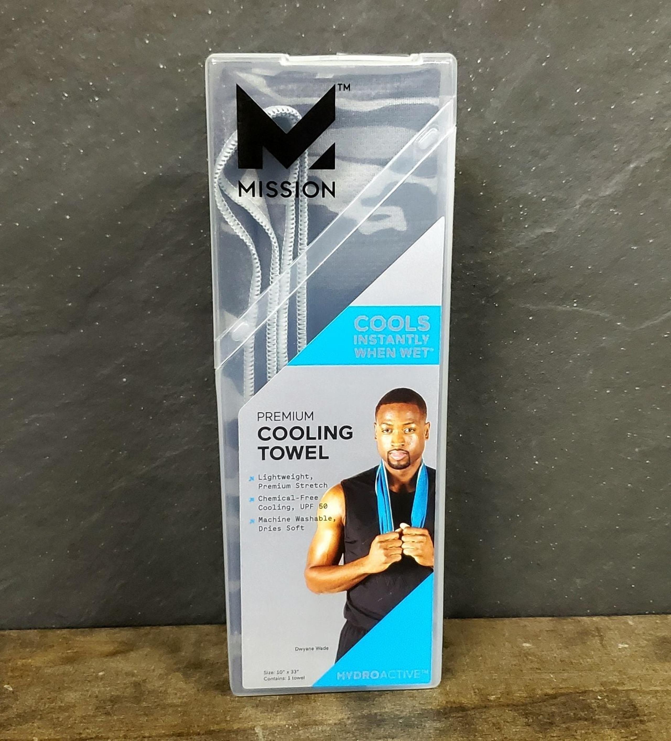 Mission Premium Cooling Towel Gray Camo