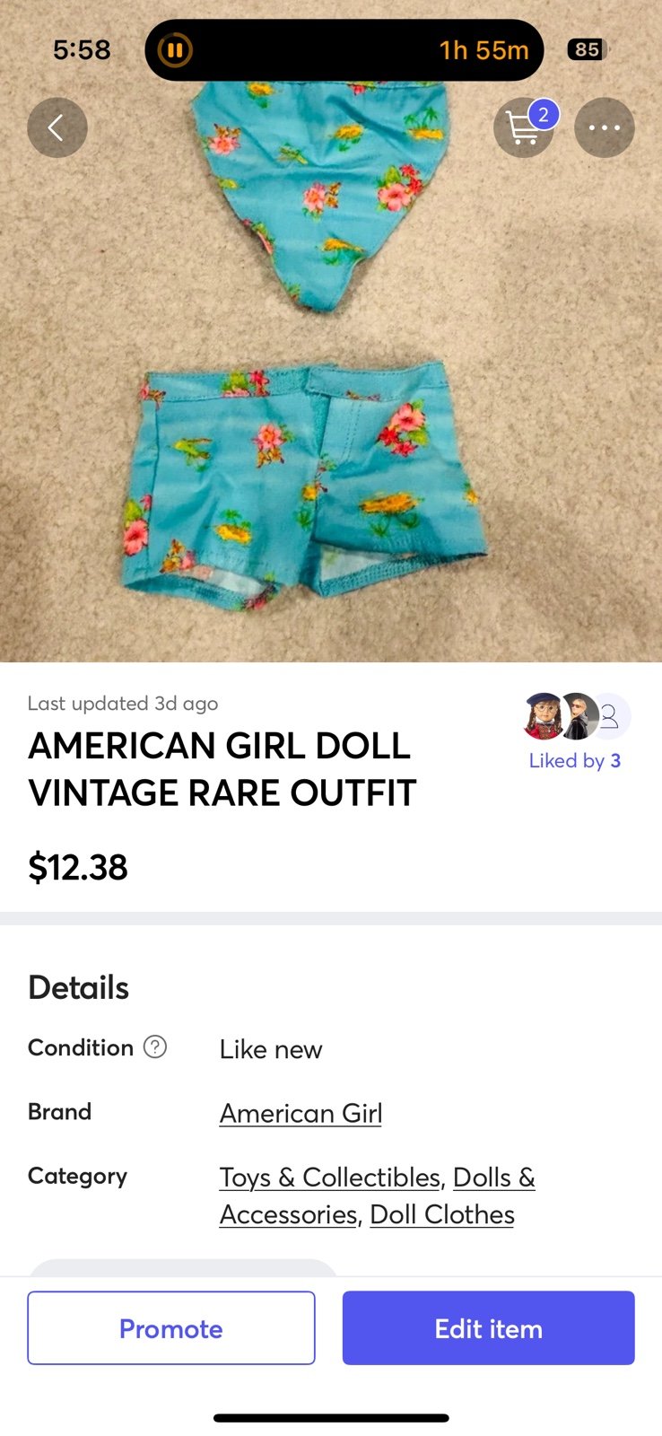 AMERICAN GIRL DOLL ACCESSORIES CLOTHES