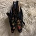Sam Edelman velvet patchwork tassel mules 7.5 women’s slip on shoes fall