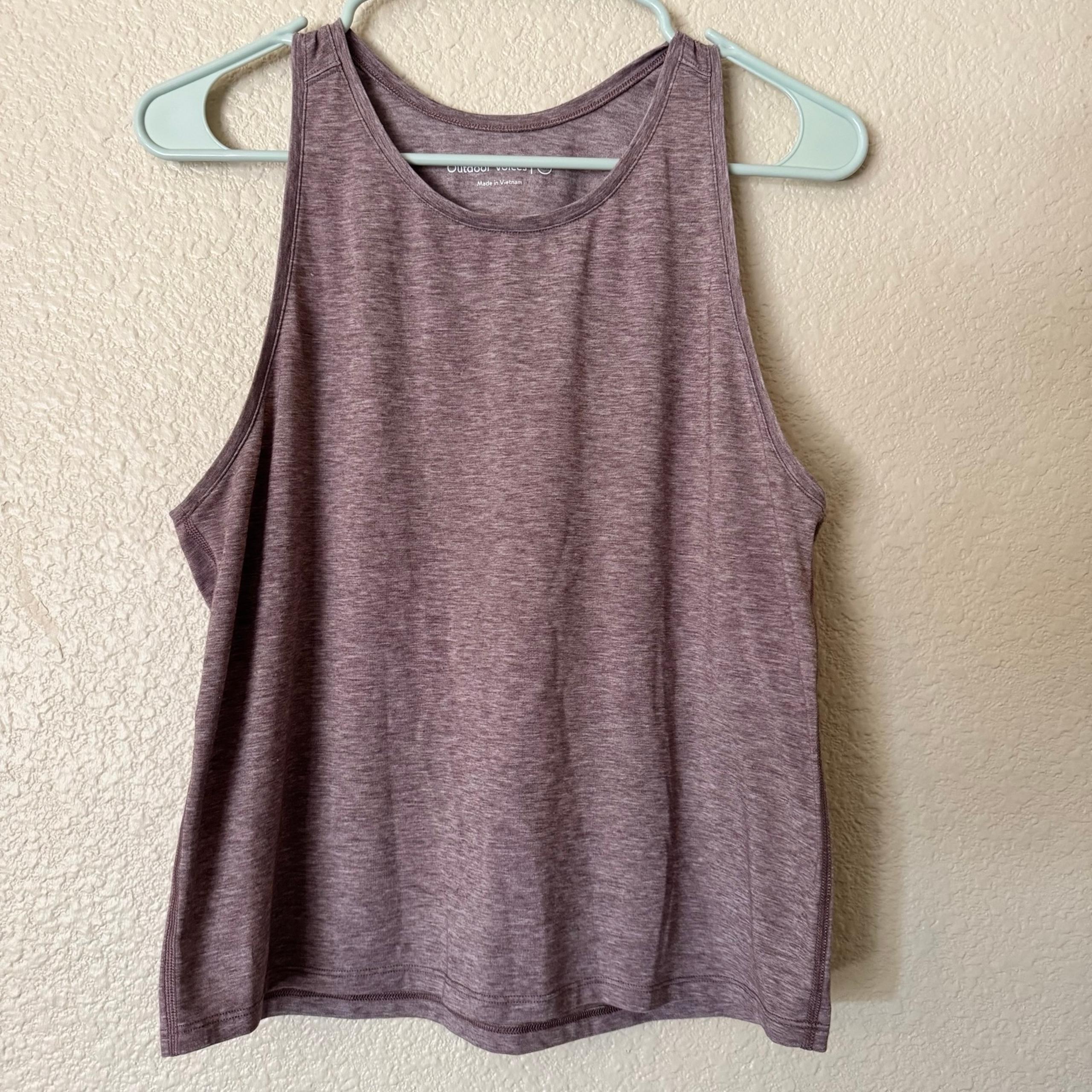 Outdoor Voices Women’s Heathered Purple Tank Top Size Medium