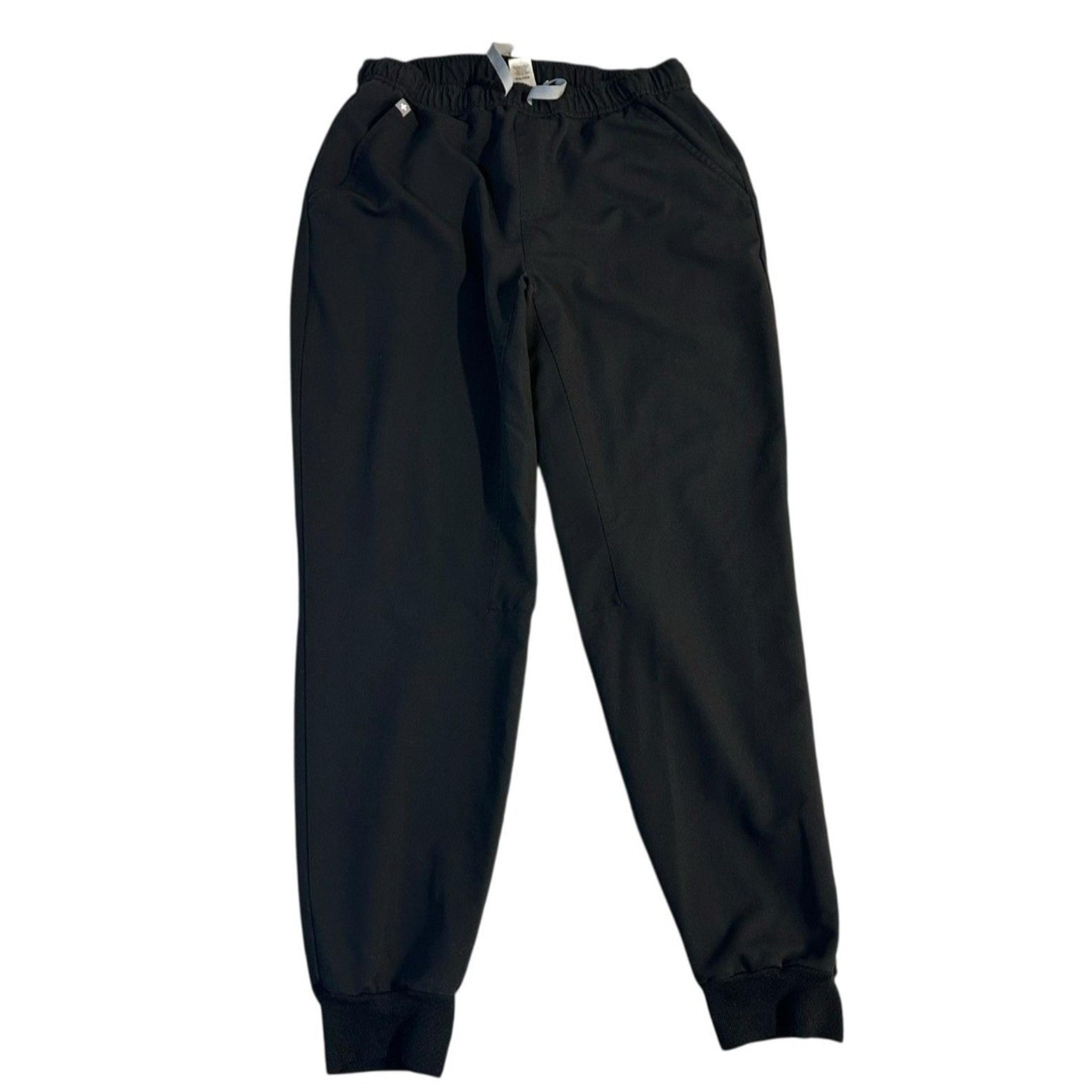 Figs Tansen Jogger Scrub Uniform Pants Men Large Black MXXSW2004 PO 1337 *Stain*