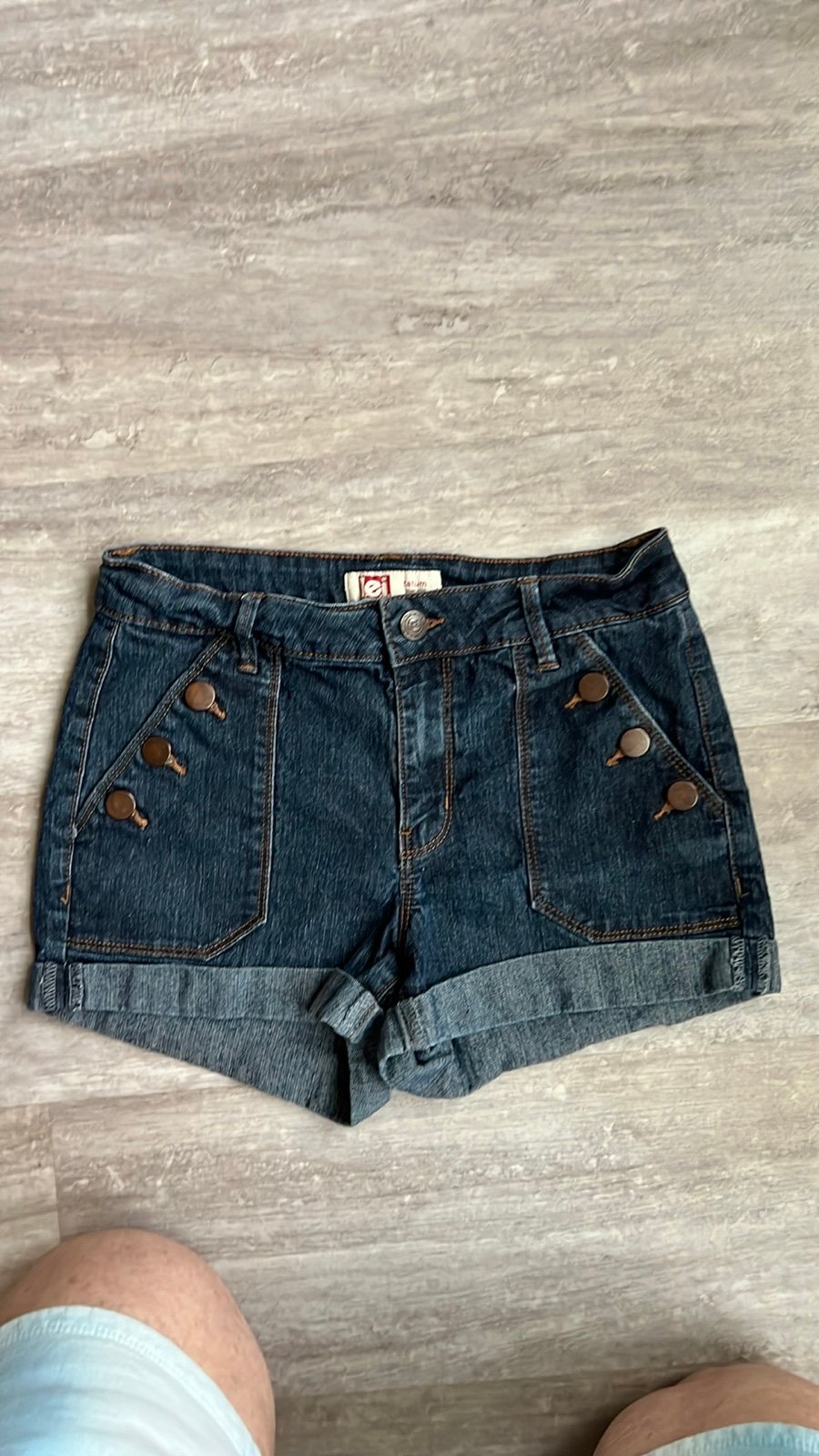 l.e.i. Band Denim Shorts for Women | Mercari