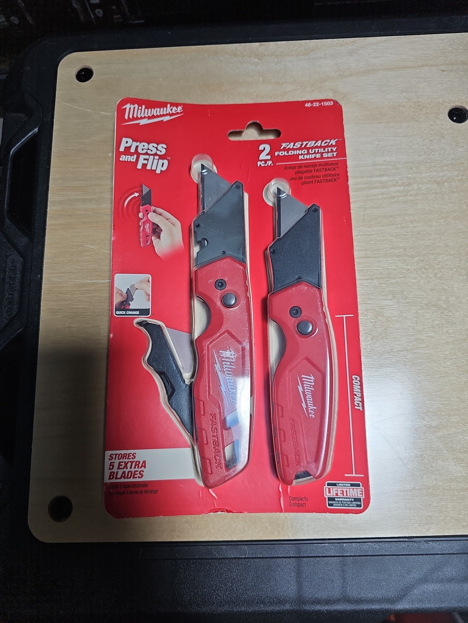 Milwaukee Fastback Folding Utility Knife Set