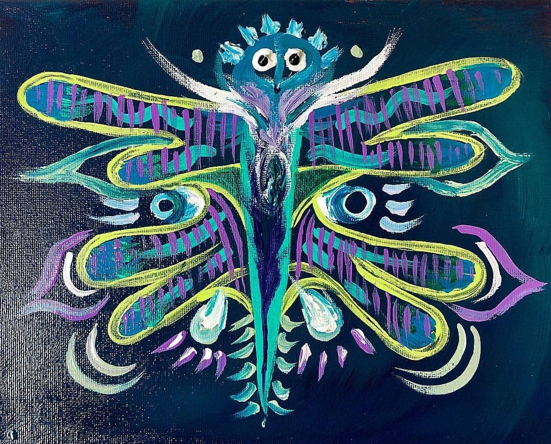 Handmade Acrylic Painting Small Art