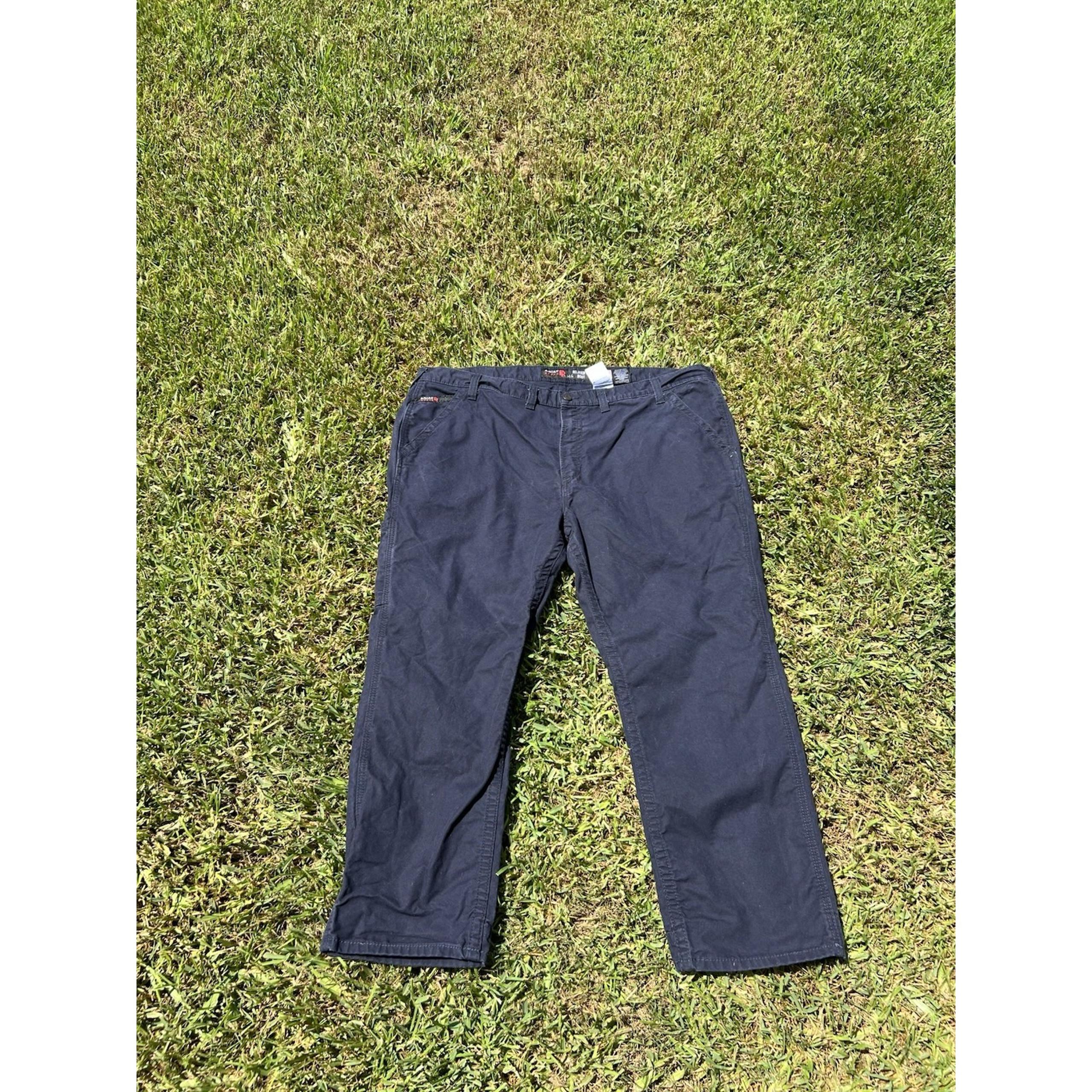 Ariat FR CAT2 2112 Flame Resistant Pants Mens Sz 48x30 M4 Relaxed Boot Navy Blue