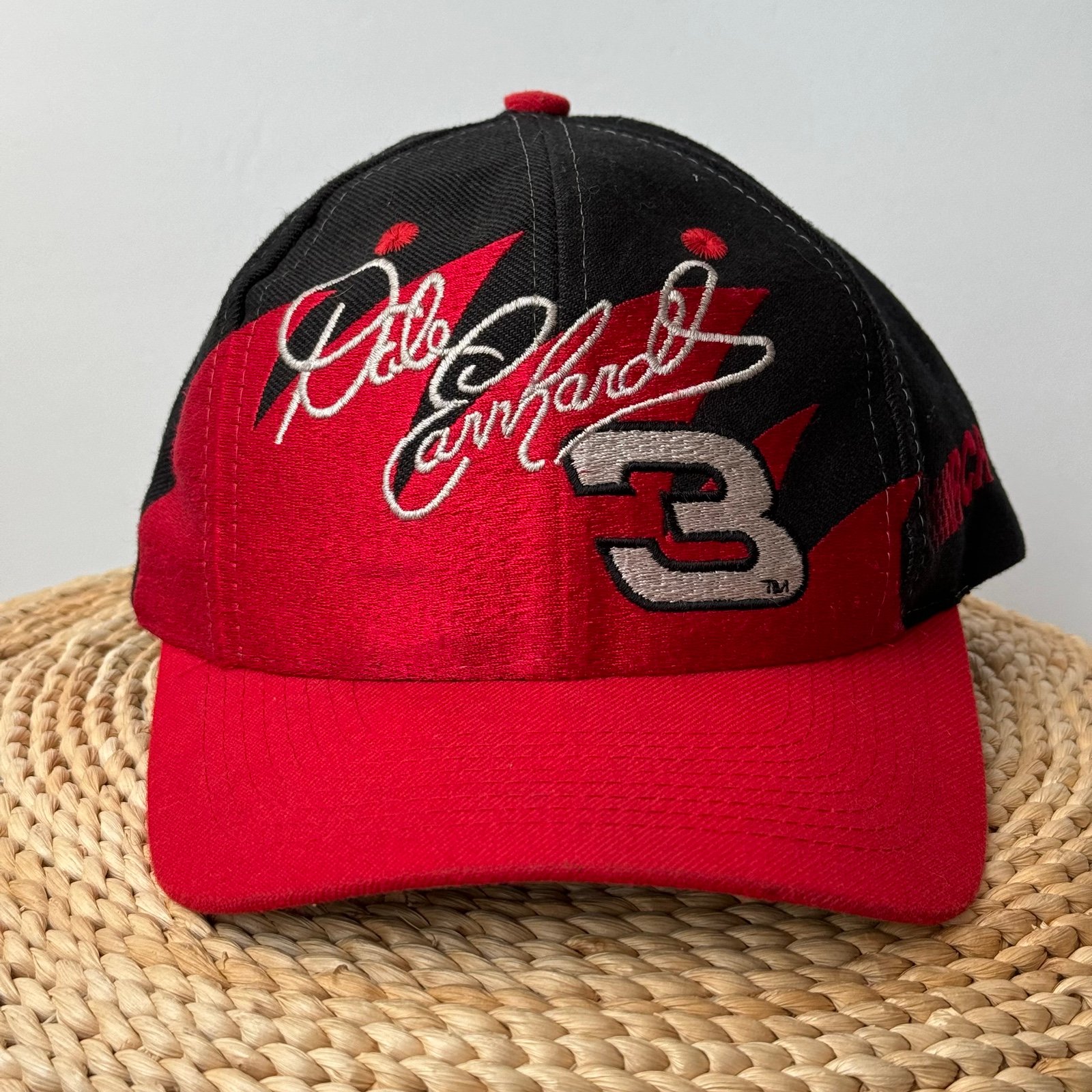 VINTAGE Dale Earnhardt 1990s Logo Athletic Sharktooth Cap Snapback Hat Nascar 3