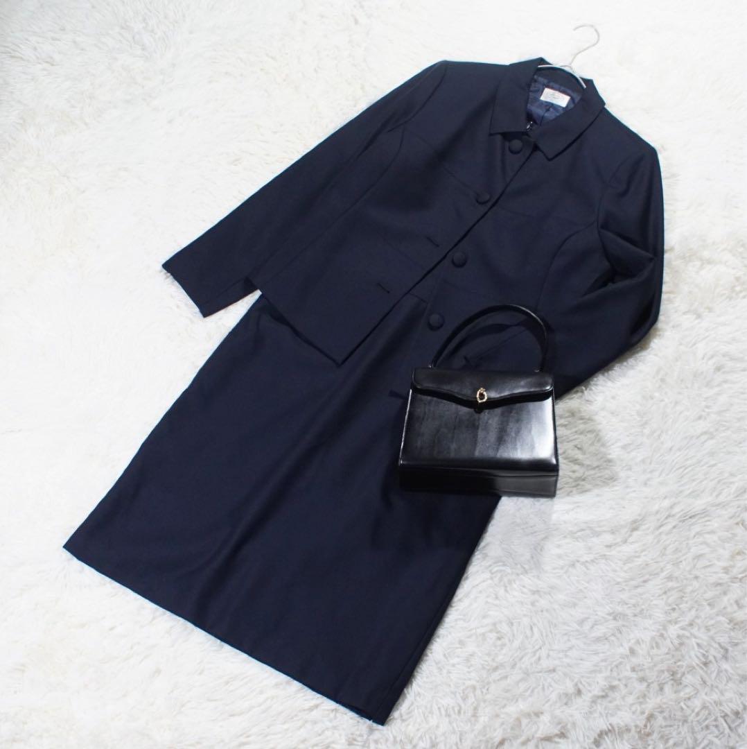 Silk 《Aylesbury》 Dress Set (13) Navy