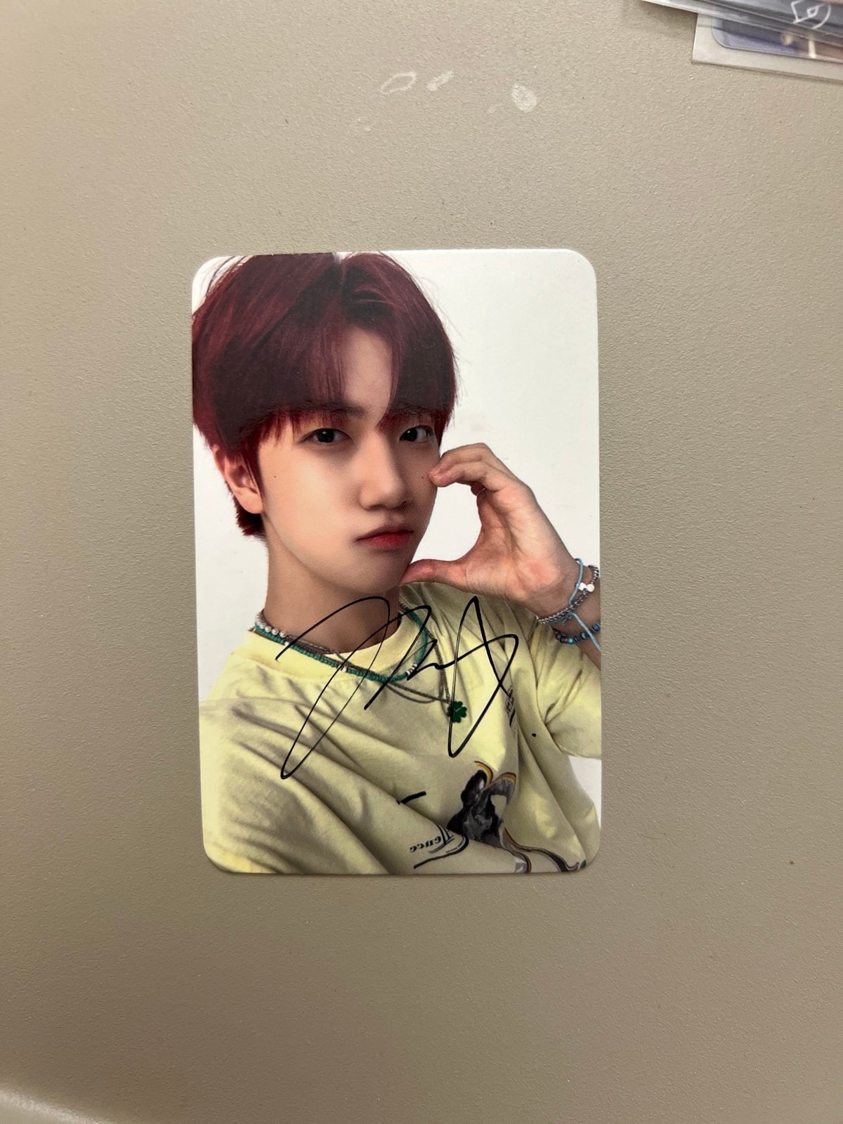 Cravity Wonjin Sunseeker video call sign card