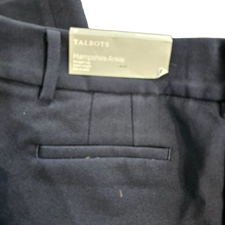 NWT Talbots Women's Navy Hampshire ankle size 6