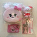 Brand new, unopened BABY NIZOO sitting bag charm, Mihi Pyonpyon.
